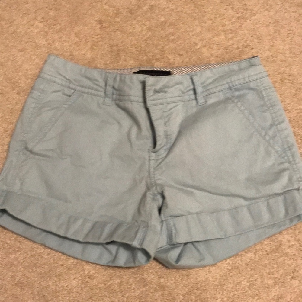 Baby blue shorts